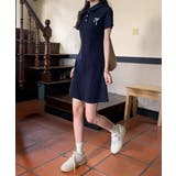 ポロカラーミニワンピース リボン刺しゅう | Miniministore | 詳細画像6 