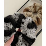 ヒョウ柄シャギーニットボリュームシュシュ | Miniministore | 詳細画像19