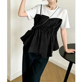 ドッキングペプラムブラウス 半袖トップス | Miniministore | 詳細画像11 