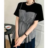 ドッキングペプラムブラウス 半袖トップス | Miniministore | 詳細画像6 