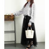 シアーブラウス バルーンスリーブ 韓国風 | Miniministore | 詳細画像3 