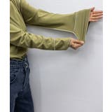 パイピングトップス ヒートインナー微起毛 | Miniministore | 詳細画像17 