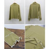 パイピングトップス ヒートインナー微起毛 | Miniministore | 詳細画像18 