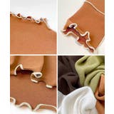 パイピングトップス ヒートインナー微起毛 | Miniministore | 詳細画像20 