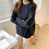 ケーブル編みニット セーター レディース | Miniministore | 詳細画像11