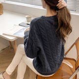 ケーブル編みニット セーター レディース | Miniministore | 詳細画像12