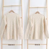 ケーブル編みニット セーター レディース | Miniministore | 詳細画像3