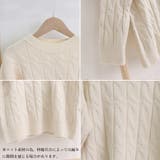 ケーブル編みニット セーター レディース | Miniministore | 詳細画像4