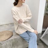 ケーブル編みニット セーター レディース | Miniministore | 詳細画像6
