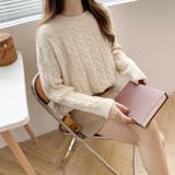 ケーブル編みニット セーター レディース | Miniministore | 詳細画像7