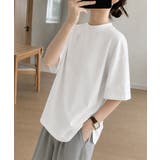 オーバーサイズTシャツ無地半袖レディース | Miniministore | 詳細画像2 
