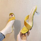 クリアサンダル スクエアトゥ ミュール 夏 | Miniministore | 詳細画像14