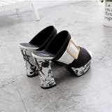 厚底 ミュールサンダル チャンキーヒール | Miniministore | 詳細画像14 