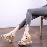 ウェッジソールサンダル 美脚厚底サンダル | Miniministore | 詳細画像11 