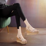 ウェッジソールサンダル 美脚厚底サンダル | Miniministore | 詳細画像8 