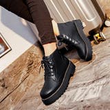 厚底ブーツ レディースショートブーツ韓国 | Miniministore | 詳細画像6