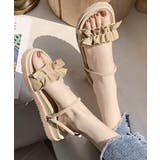 2WAY厚底サンダル フリルサンダル美脚 | Miniministore | 詳細画像10