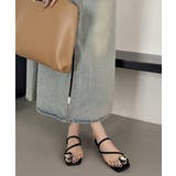 メタルサムリングトングサンダルストラップ | Miniministore | 詳細画像2