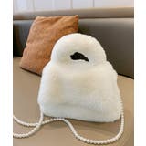 ファーショルダーバッグ パールチェーン鞄 | Miniministore | 詳細画像21 