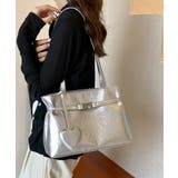 トートバッグ ハートチャーム付き肩掛け鞄 | Miniministore | 詳細画像14 