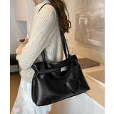 トートバッグ ハートチャーム付き肩掛け鞄 | Miniministore | 詳細画像5 