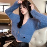 フェザーヤーンカーディガン ニットカーデ | Miniministore | 詳細画像12 