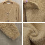 フェザーヤーンカーディガン ニットカーデ | Miniministore | 詳細画像4 