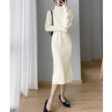 タートルネック ニットワンピース 上品 | Miniministore | 詳細画像9