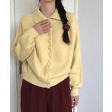 くるみボタンハイネックニットカーディガン | Miniministore | 詳細画像11 