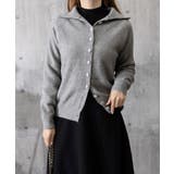 くるみボタンハイネックニットカーディガン | Miniministore | 詳細画像18 