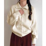 くるみボタンハイネックニットカーディガン | Miniministore | 詳細画像5 