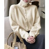 くるみボタンハイネックニットカーディガン | Miniministore | 詳細画像6 