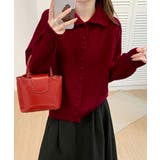 くるみボタンハイネックニットカーディガン | Miniministore | 詳細画像9 