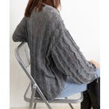 メッシュニット 透かし編みトップス 長袖 | Miniministore | 詳細画像10 