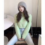 ショート丈シャギーニットレディース韓国風 | Miniministore | 詳細画像25 