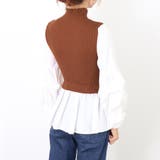 ドッキング ニットブラウス レディース | Miniministore | 詳細画像14 