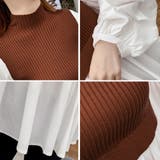 ドッキング ニットブラウス レディース | Miniministore | 詳細画像3 
