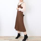 プリーツ キャミソールワンピース レディース | Miniministore | 詳細画像12