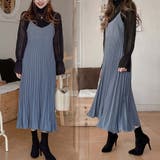 プリーツ キャミソールワンピース レディース | Miniministore | 詳細画像9