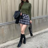 リブ ニットトップス タートルネック | Miniministore | 詳細画像14