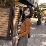 リブ ニットトップス タートルネック | Miniministore | 詳細画像8