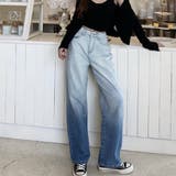 デニムパンツ グラデーションカラー 韓国 | Miniministore | 詳細画像1