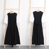 ワンピース 袖切り替えワンピ レトロ風 | Miniministore | 詳細画像9
