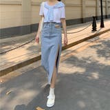スカート スリット デニムスカート 韓国 | Miniministore | 詳細画像11