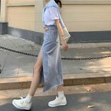 スカート スリット デニムスカート 韓国 | Miniministore | 詳細画像12