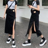 スカート スリット デニムスカート 韓国 | Miniministore | 詳細画像6