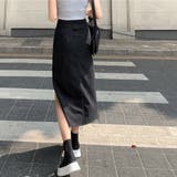 スカート スリット デニムスカート 韓国 | Miniministore | 詳細画像7