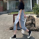 スカート スリット デニムスカート 韓国 | Miniministore | 詳細画像9