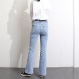 ハイウエスト デニムパンツ スリット韓国 | Miniministore | 詳細画像15