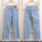 ハイウエスト デニムパンツ スリット韓国 | Miniministore | 詳細画像3